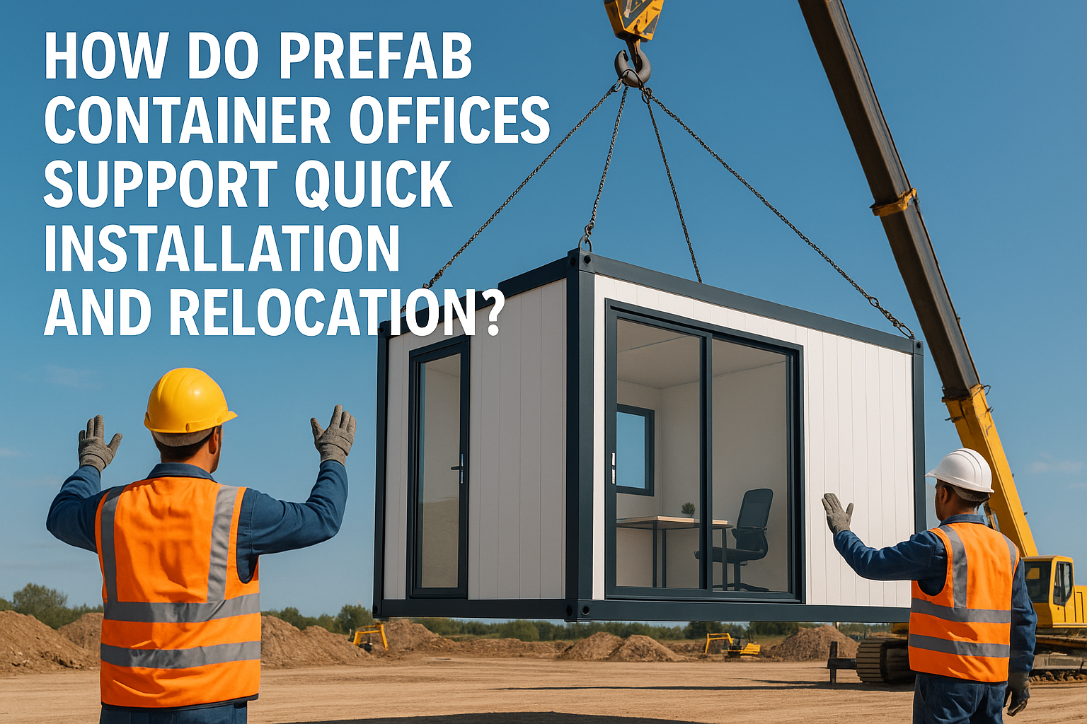 Prefabrik Konteyner Ofisler Hızlı Kurulum ve Yer Değiştirmeyi Nasıl Destekler?