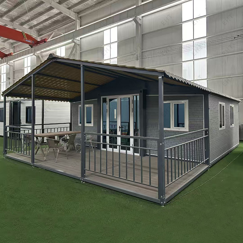 20ft Çift Kanatlı Genişletilebilir Konteyner Ev Prefabrik Mobil Yaşam Ünitesi